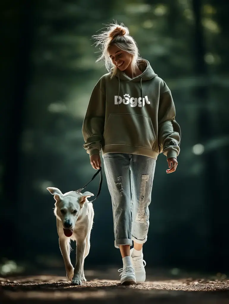 Sonniger Wald Naturszene - Doggl Bio-Kotbeutel für Outdoor Hundehaltung
